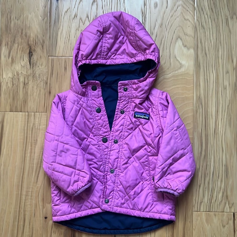 Patagonia reversible quilted puff hoody